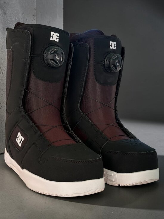 NWT DC Phase BOA Snowboard Boots Men\'s 10.5 Black White w/ Box Winter Ski main image 8